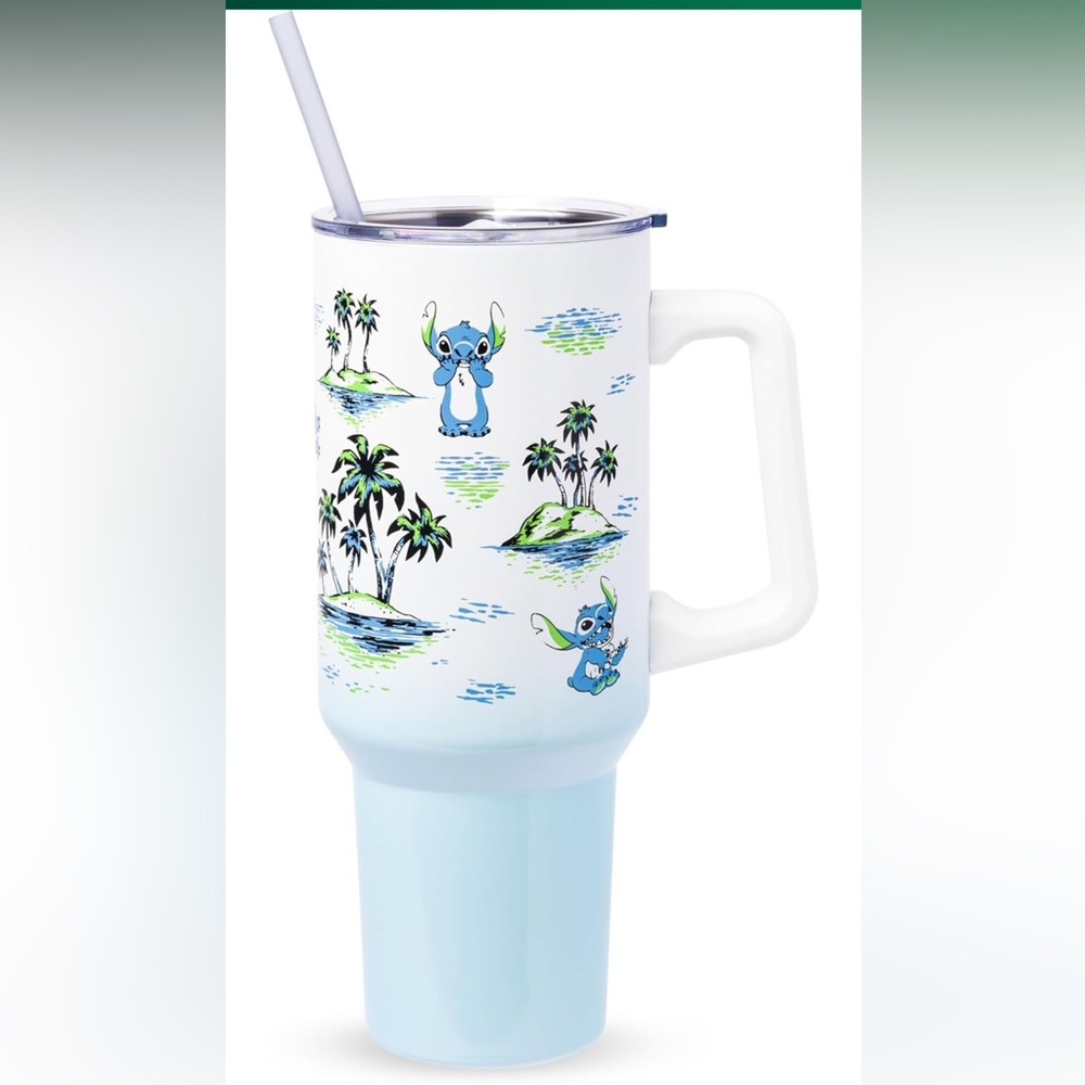 Disney Stitch Island Adventure Tumbler 🌴🩵✨